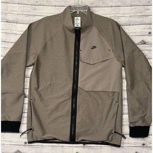 Nike Mens Sportswear Tech Pack Jacket Full Zip Moon Fossil Sz S DD6594-087